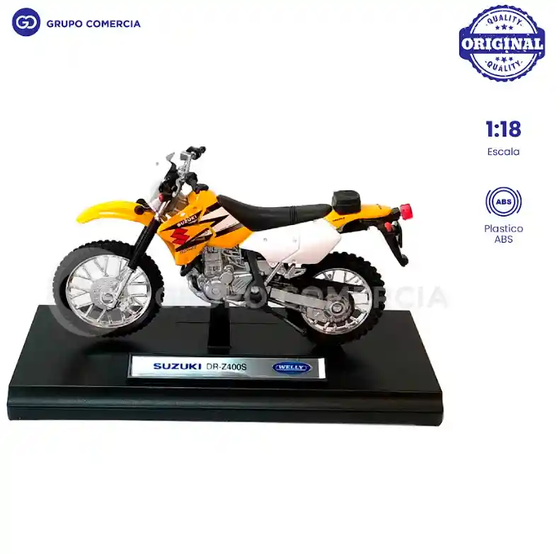 Moto Susuki Dr-z400s A Escala 1/18