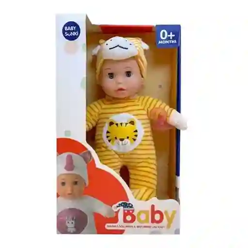 Muñeco Bebe Pijama Tigre Juguete Diversion Bebe Chupo Pequeño 023c