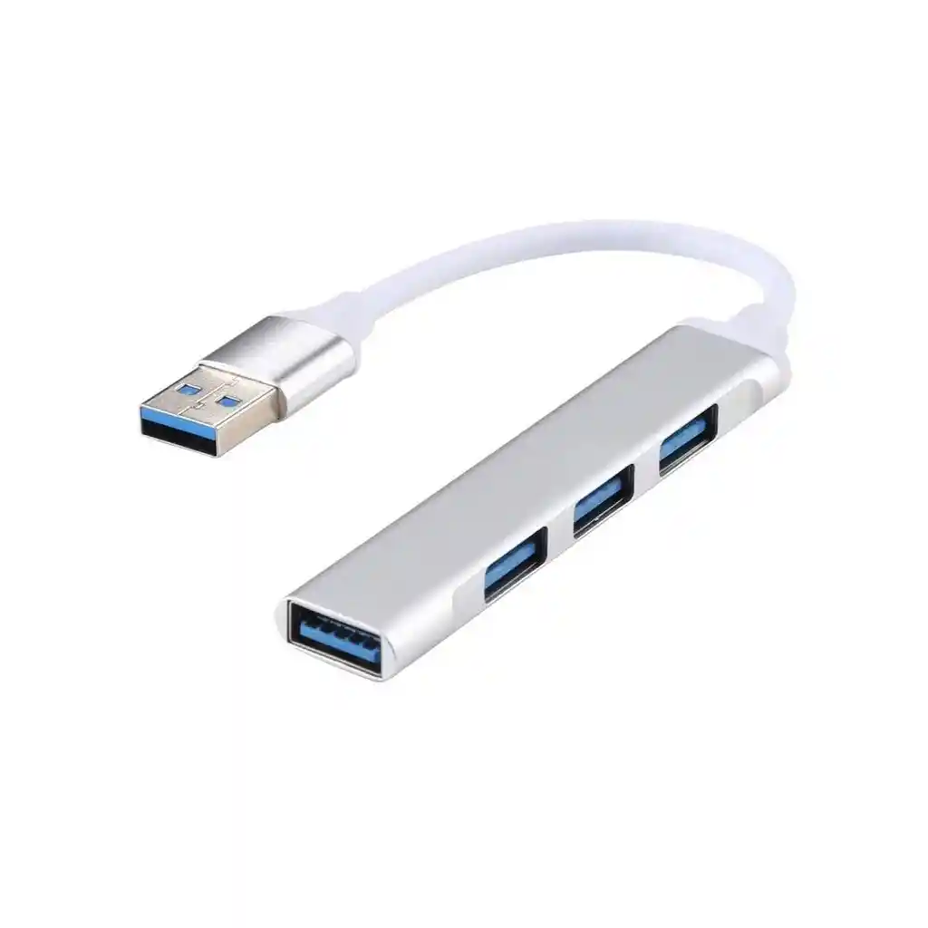 Hub Usb 3.0 4 En 1 Treqa | Pequeño Y Portable | 4puertos Usb