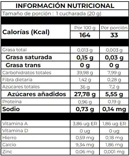 Mermelada Durazno Criollo