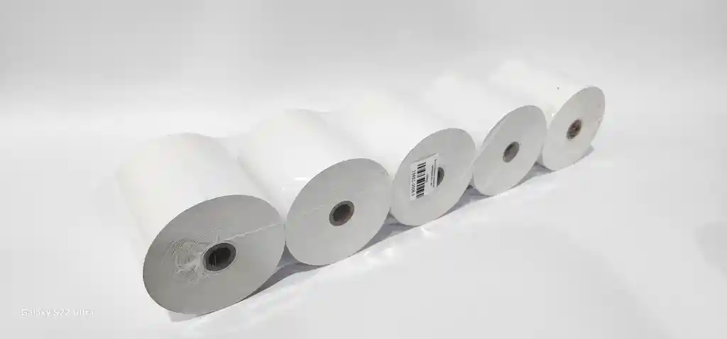 Rollo Papel Térmico De 80mm X 80 Mtrs Cada Uno X 5 Unidades Impresora Pos