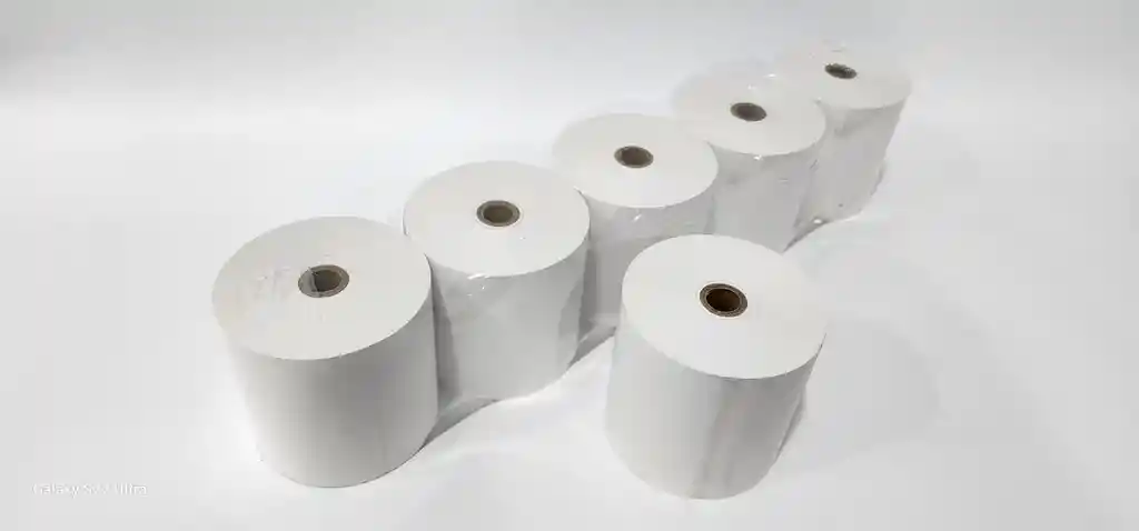 Rollo Papel Térmico De 80mm X 80 Mtrs Cada Uno X 5 Unidades Impresora Pos