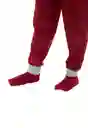 Pijama Hombre Térmica Polar Vinotinto Talla L