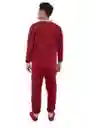 Pijama Hombre Térmica Polar Vinotinto Talla L