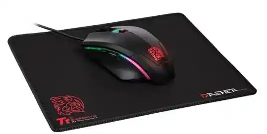 Thermaltake Mouse + Pad Mouse Talon Elite Rgb Moter-wdotbk-01