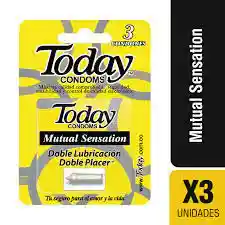 Condones Today Mutual Sensation X 3