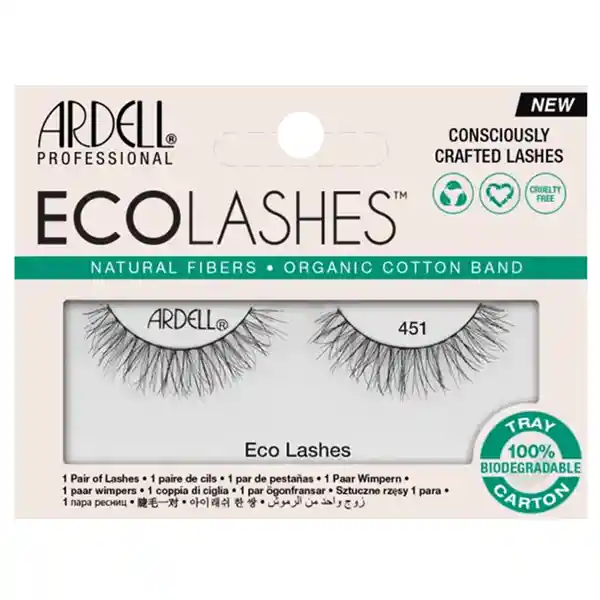 Ardell Pestañas Eco Lashes #451 Black