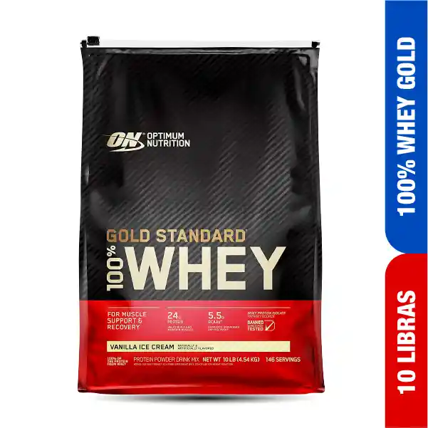 100% Whey Gold Standard 10 Libras - Vainilla