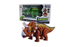 Dinosaurio Triceratops Con Movimientos Sonidos Y Luces