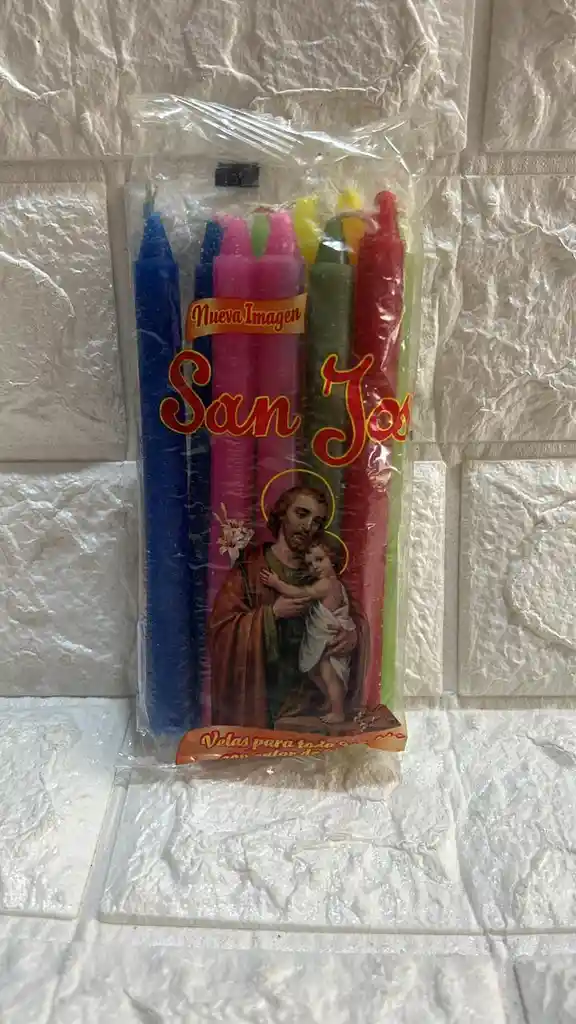 Vela Lisa Paquete X10 San Jose