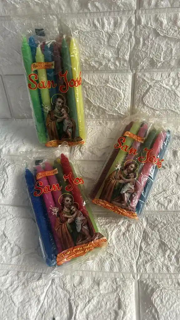 Vela Lisa Paquete X10 San Jose