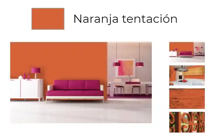 Pintura Viniltex Advanced Naranja Tentación 1530 1 Galon