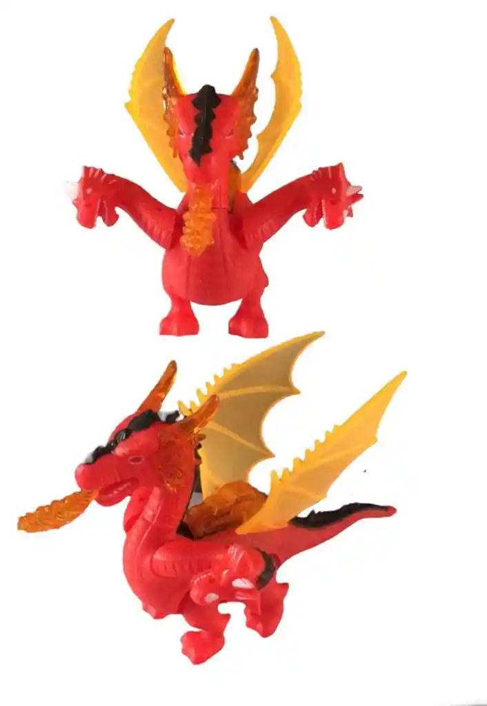 Juguete Dragón 3 Cabezas Juguete Con Sonidos Movimientos Y Luces