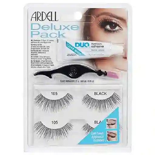 Ardell Pestañas Deluxe Pack Lashes 105 Black