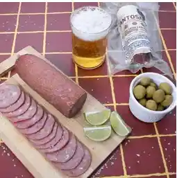 Salchichón Cervecero Tajado - Santosano X 200 G