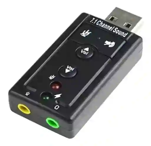 Tarjeta De Sonido Usb 7.1