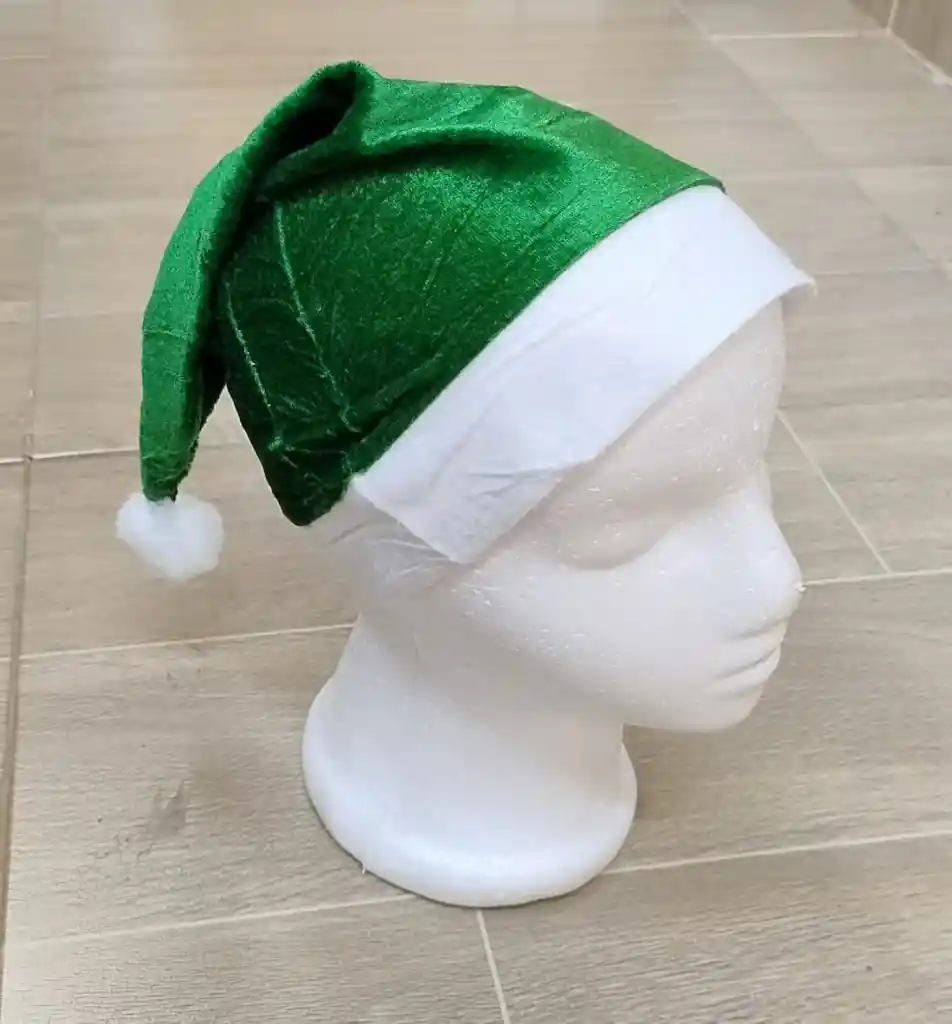 Gorro Navidad Navideño X2 Und Verde