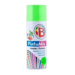 Pintura En Aerosol Pintumix Verde Fluorescente (de 400 Ml /280 Gr/10 Oz)