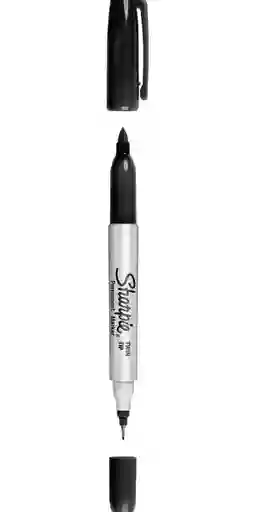 Marcador Sharpie Doble Punta Negro