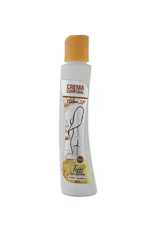 Crema Humectante Corporal Flavor Coco Vainilla 120 Ml