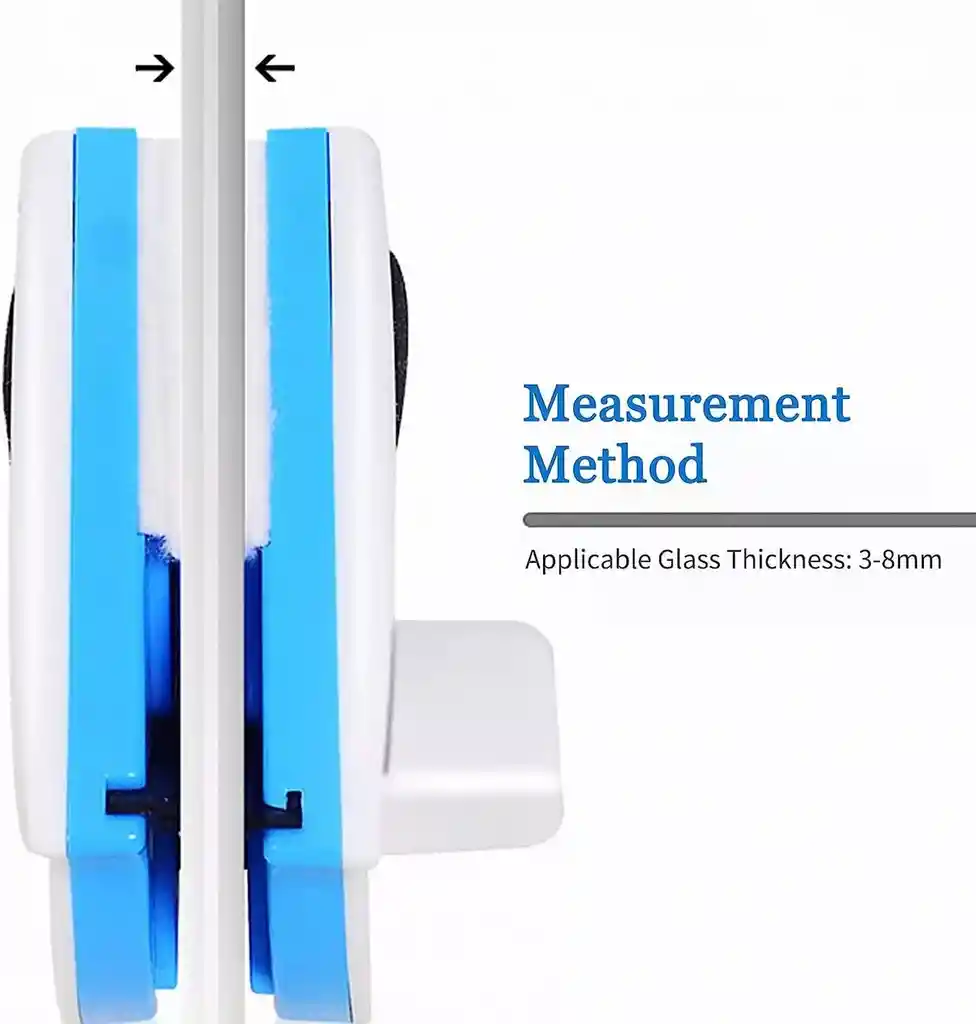 Limpia Vidrio Magnético De Doble Cara