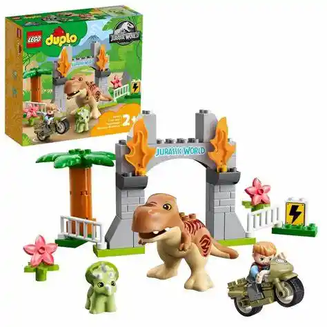 Lego Duplo Jurassic World Fuga Del T-rex Y Triceratops 10939