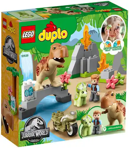 Lego Duplo Jurassic World Fuga Del T-rex Y Triceratops 10939