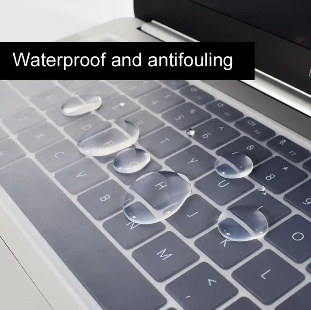 Protector De Teclado En Silicona Transparente 15"