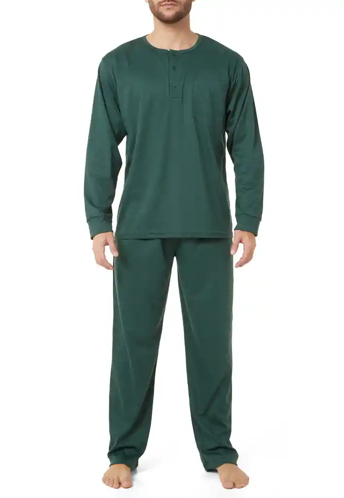 Pijama Hombre Manuel Verde Oscuro Talla Xxl