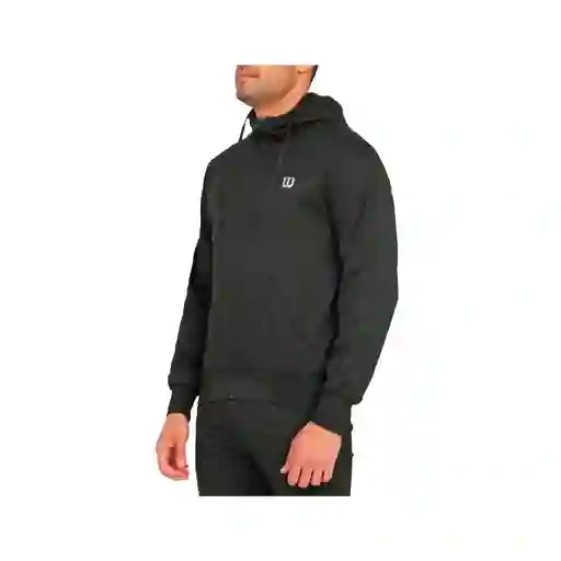 Buzo Saco Capucha Deportivo Con Cierre Wilson French 98290 Caballero Negro S