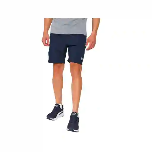 Pantaloneta Deportiva Short Wilson Flex 98242 Hombre Crossfit Azul Marino L