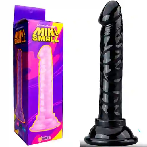Dildo Small 13cm Consolador Jugetón Amateur Virgen Pene Negro Black