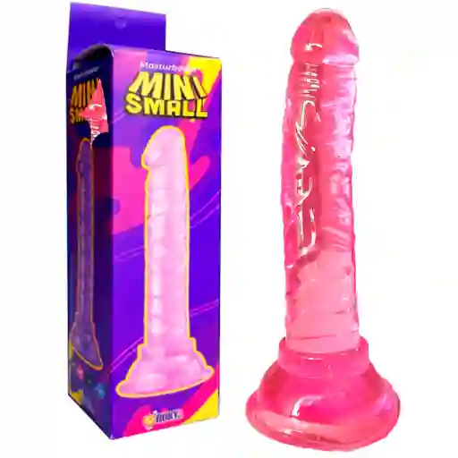 Dildo Small 12cm Pene Pequeño Consolador Con Chupa Para Novatos