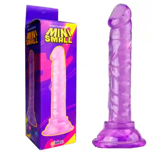 Dildo Small 12cm Pene Pequeño Consolador Con Chupa Para Novatos