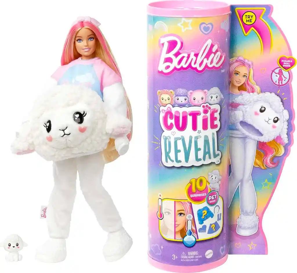 Barbie Cutie Reveal Muñeca Oveja Cordero Mattel Hkr03