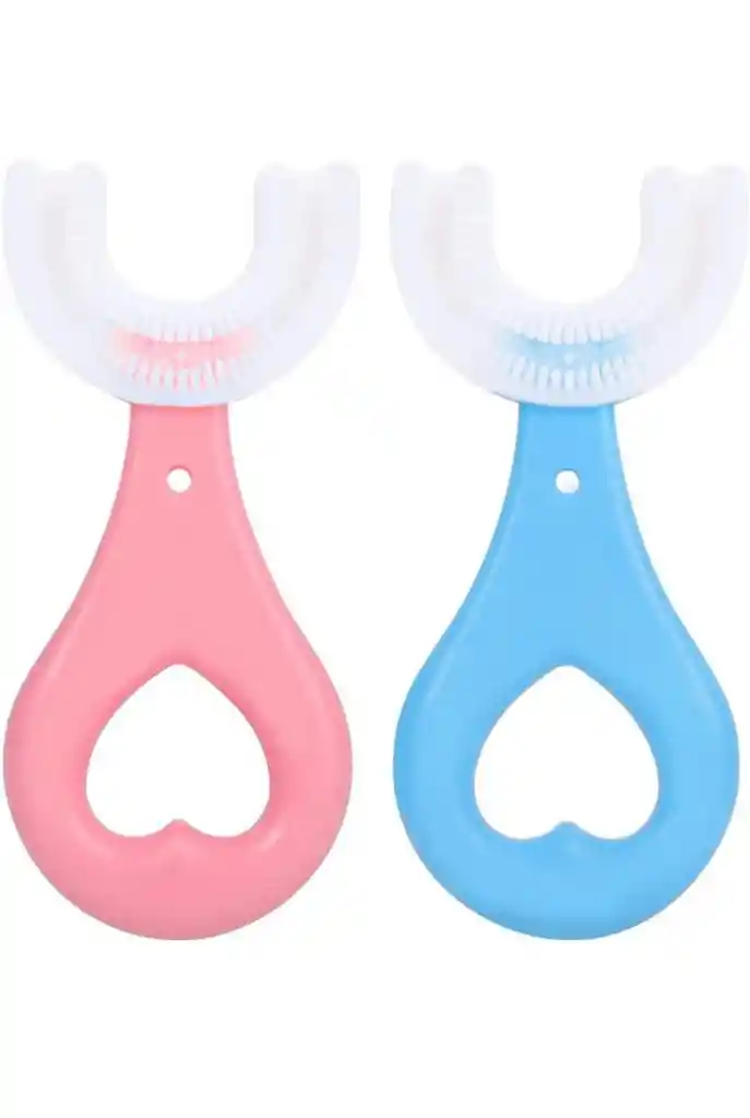 Cepillos De Dientes Infantil Silicona Forma De U Niños Niñas