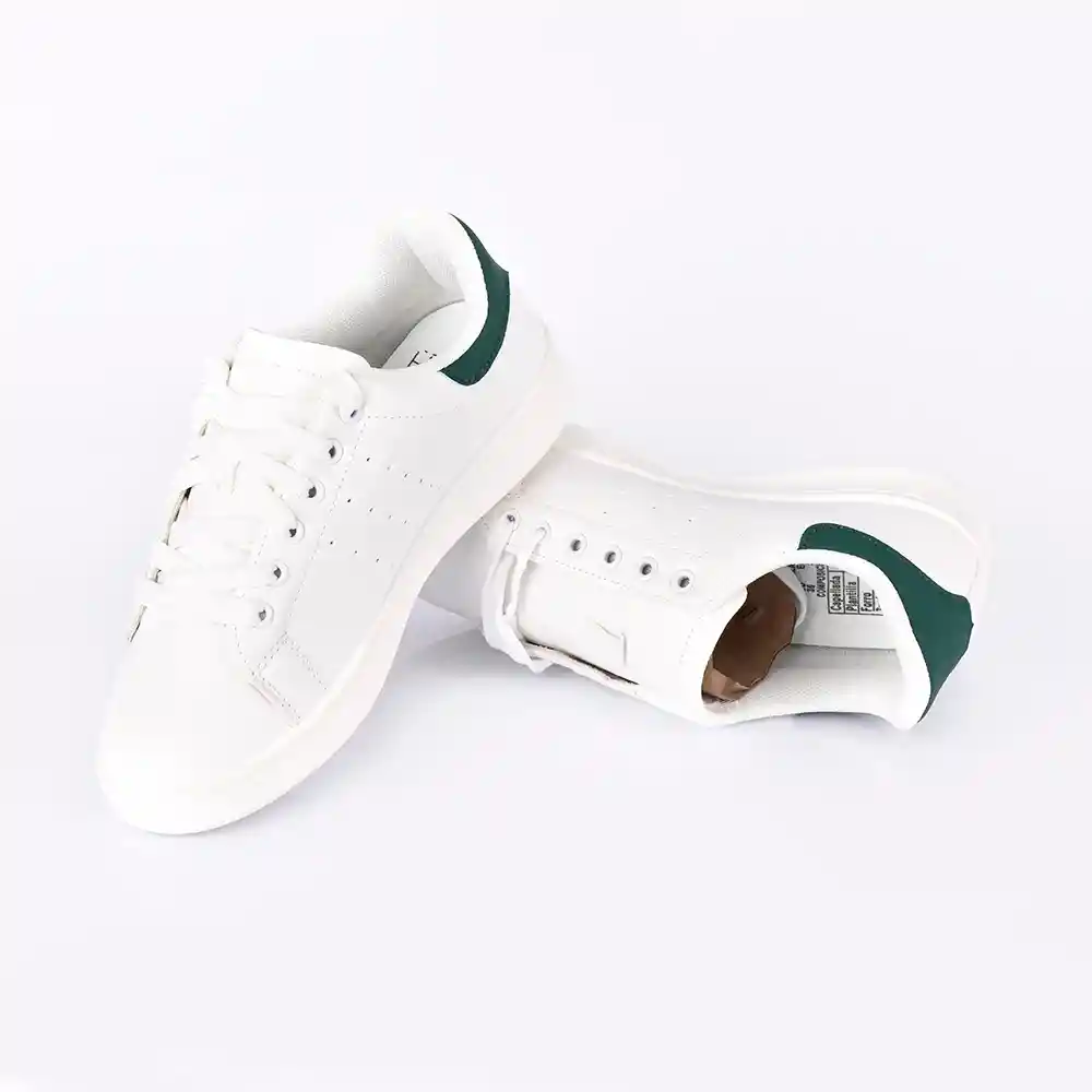 Tenis Moda Mujer 702pu0602verde Priceshoes 37 Verde 200028500