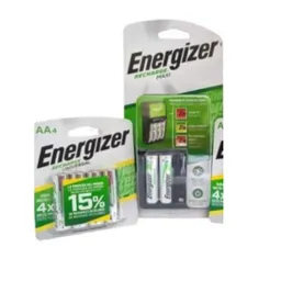 Cargador Energizer Maxi Con Recargables Aa X4