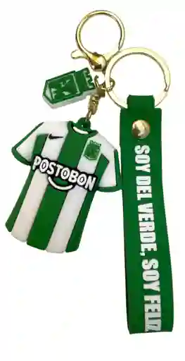 Llaveros De Goma Equipo Atletico Nacional Detalle Regalo