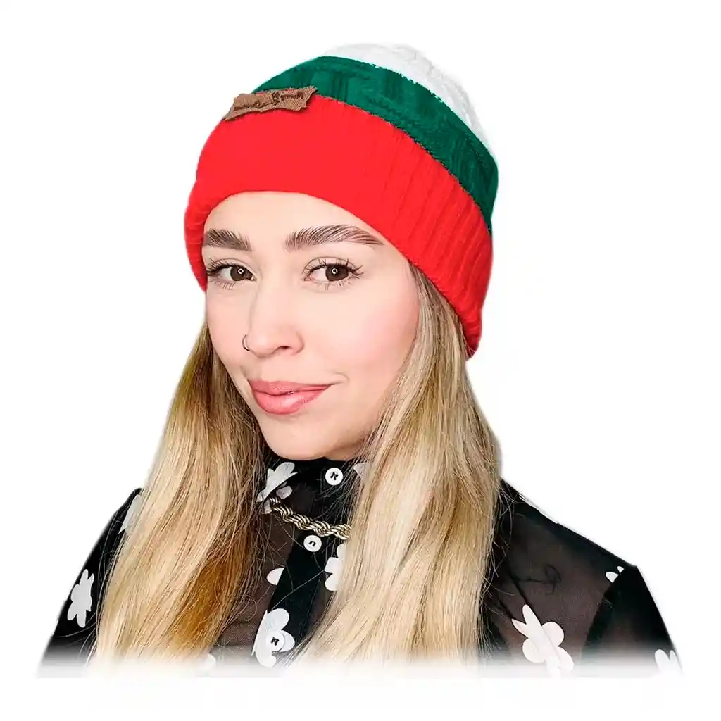 Gorro Lana Navidad Térmico Hombre Mujer Y Niños