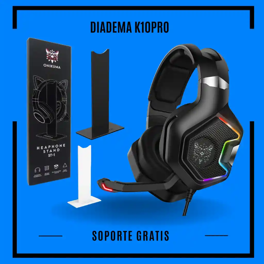 Diadema K10 Pro Onikuma Mas Soporte Gratis