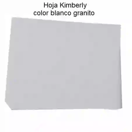 Hojas Kimberly Carta Color Blanco Granito X10 Unidades