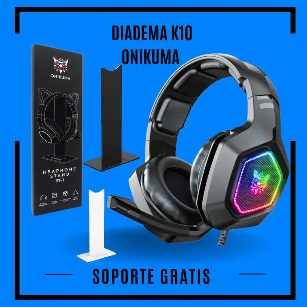 Diadema Onikuma K10 Soporte Gratis