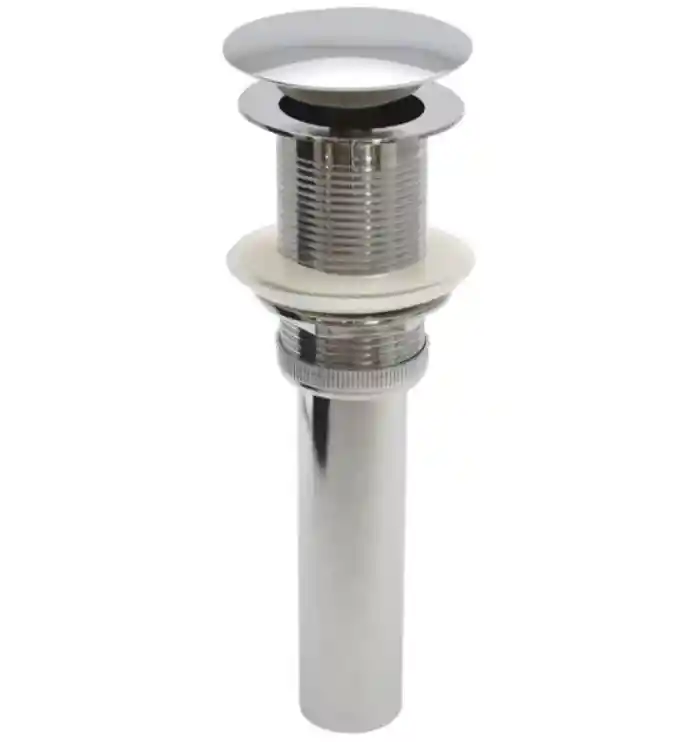 Desagüe Metálico Push Automático Sin Rebose