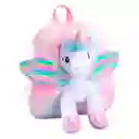 Maleta Morral Unicornio Peluche Niña Mujer Rosado Pony Oferta Diseño Aleatorio