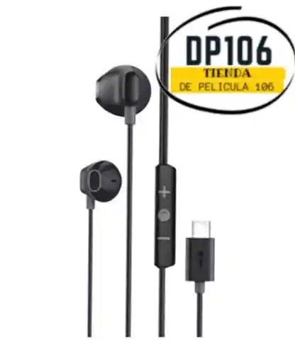 Audifonos Tipo C Negros Hd