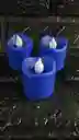 Vela Led Mini Led Azul Pilas