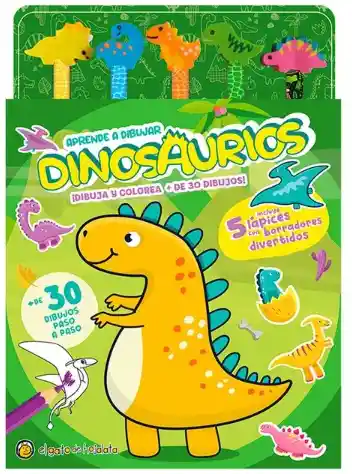 Libro Aprende A Dibujar Con Dinosaurios