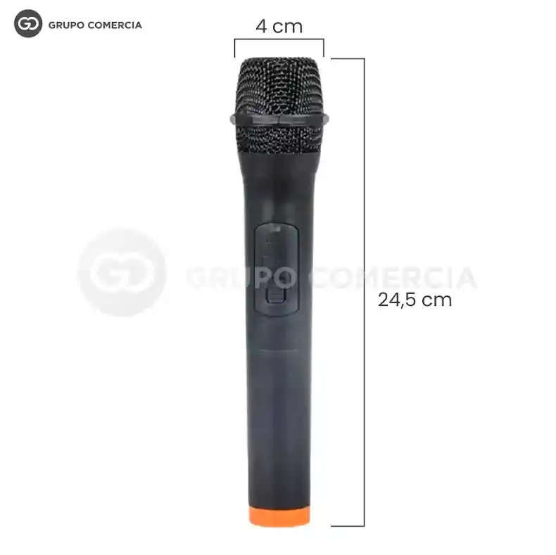 Micrófono Inalámbrico Unidireccional Pantalla Led Karaoke