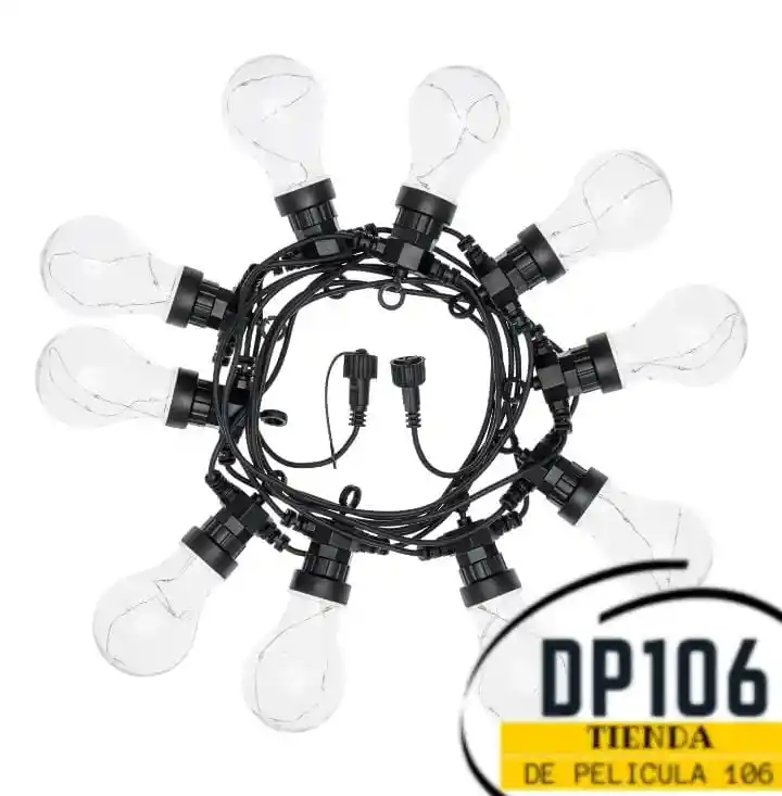 Bombillos De Decoracion Luz Amarilla X 10 Und